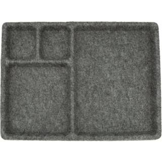 Kikkerland Felt Catch-All Tray 28.6 x 20 x 2 cm