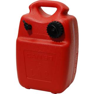 Bærbar brændstoftank CAN-SB, 12 liter, 180 x 265 x 410 mm, plast, rød
