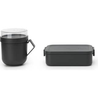 Brabantia Make & Take lunchsæt 2 dele Mørkegrå
