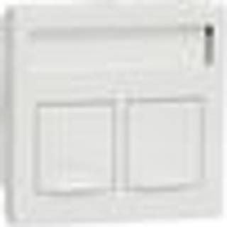Schneider Dataudtag 2xrj45 s-one, hvid