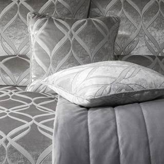 Soiree Soiree Silver Belfort Jacquard Cushion