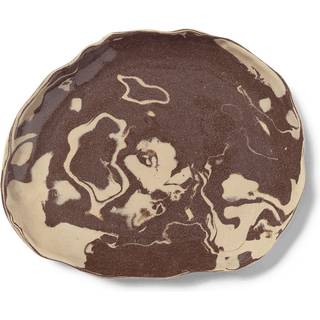Ferm Living Ryu tallerken 26 cm Sand-brun