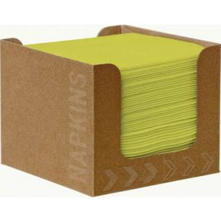 DUNI BIO DUNISOFT DISPENSER Brun Inkl. Kiwi Serviet 20x20 cm 24x50 stk (202944)