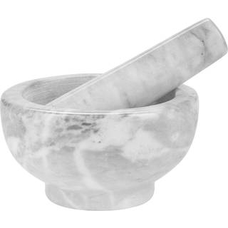 Morter & Pester hvid marmor Ø11,5 cm