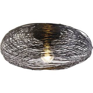 Design loftslampe sort oval - Sarella