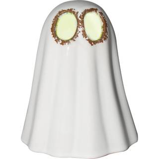Halloween Keramik Geist mit Leuchtaugen 15cm