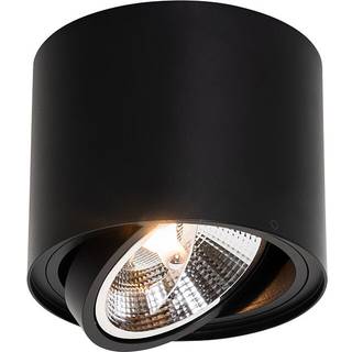Moderne loftspot sort roterbar og vippbar AR111 - Rondoo Up
