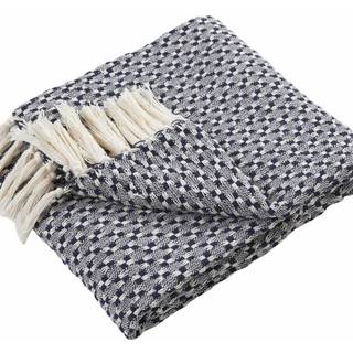 Appletree Appletree Blue Bexley 100% Cotton Throw