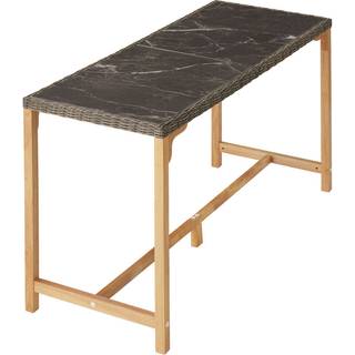 Polyrattan barbord Lovas 161x64,5x99,5cm - natur
