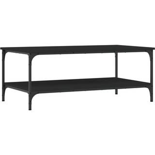 sofabord 100x55x40 cm konstrueret træ sort