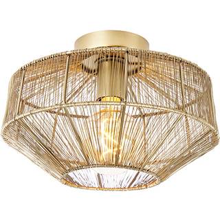 Moderne loftslampe messing 30 cm - Bolti