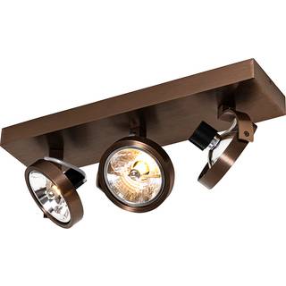 Design Spotlight mørk bronze 3-lys drejelig og vippelig - Go