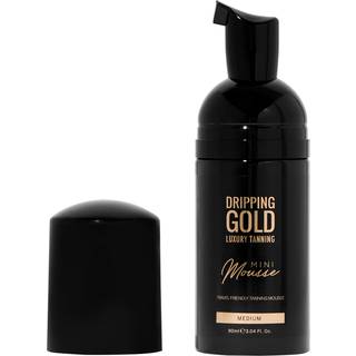 Dripping Gold Luxury Tanning Mini Mousse Selvbruner mousse til ansigt og krop Skygge Medium 90 ml - 90 ml