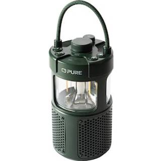 Pure Woodland Glow transportabel højttaler med lys | Grøn | PRIS-MATCH