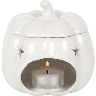 Weiße Jack-O-Lantern Kürbis Duftlampe