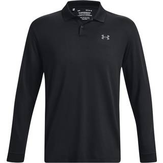 Under Armour Under Armour Black Golf Matchplay Long Sleeve Polo Shirt