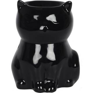 Schwarze Katze Duftöl Lampe