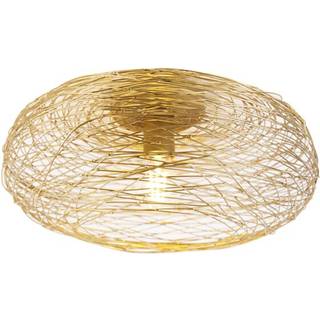 Design loftslampe guld oval - Sarella