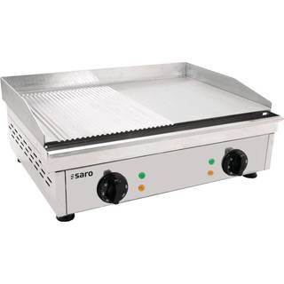 SARO Stegeplade - EL - (rillet+glat) model FRY TOP GM 610 M