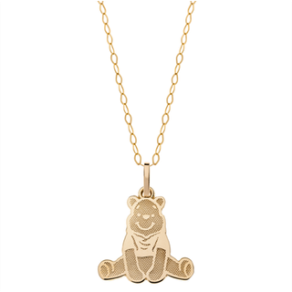 Disney halskæde - Peter Plys 9 karat guld - 66333512