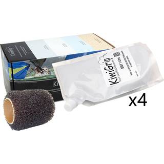 Skridsikker maling KiwiGrip Non-Skid Coating, 4 liter - Grå