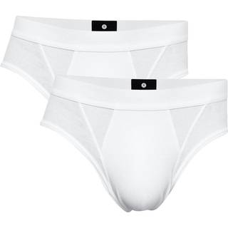 JBS of Denmark Men Briefs 2-pak  | Økologisk bomuld | Hvid, størrelse M