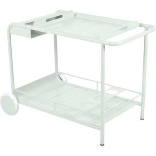 Fermob - Luxembourg Side Bar /Trolley - Ice Mint - Udendørs små borde og sideborde - Frédéric Sofia - Grøn - Metal