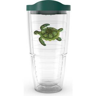 Tervisgr?n skildpadde fremstillet i USA dobbeltv?gget isoleret tumbler rejse kop holder drikkevarer koldt og varm 24 oz skildpadde