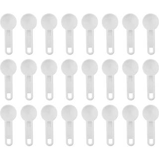 Bulk-pakke med teskefuld m?ling af skeer (24-pack); 5 ml / 5 cc scoops, der passer ind i en krydderflaske