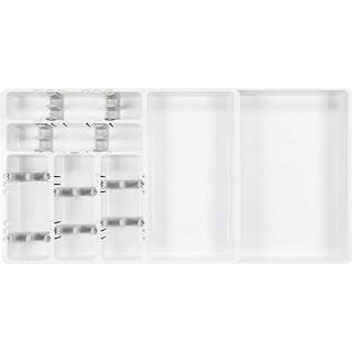 Oxo Organizador de Gaveta Plastik Extendable skuffe Organizer 15.5 i hvidt