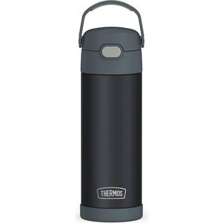 THERMOS FUNTAINER 16 ounce rustfrit stål vakuum isoleret flaske med bredt tud låg matte trækul