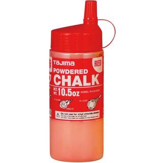 Tajima Mikrokridt Rød 10,5 oz (300 g) Ultrafint Snap-Line-kridt med holdbar flaske og nemt påfyldningsdyse PLC2-R300