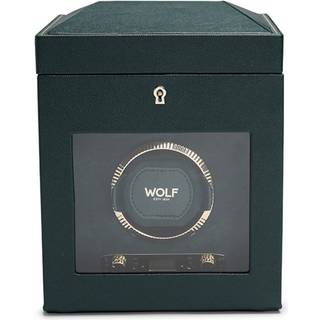 Wolf British Racing Green Watch Winder 1 ur Grøn Imiteret Læder 792141 - Unisex - Faux Leather