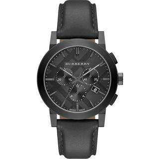 Burberry BU9364 sort Chrono kvartsur herreur