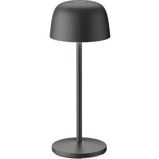 Lindby LED-bordlampe Arietty, sort, dæmpbar, IP65