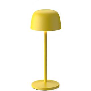 Lindby LED-bordlampe Arietty, gul, dæmpbar, IP54