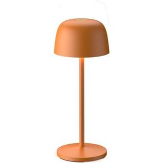 Lindby LED-bordlampe Arietty, orange, dæmpbar, IP54