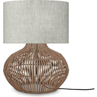 GOOD & MOJO Kalahari bordlampe 32cm lys linned