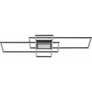 Lindby LED-loftlampe Caitlin, antracit, metal, 105 cm