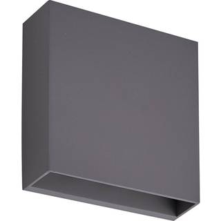 Lindby udendørs LED-væglampe Ugar, 13 cm, antracit, op/ned