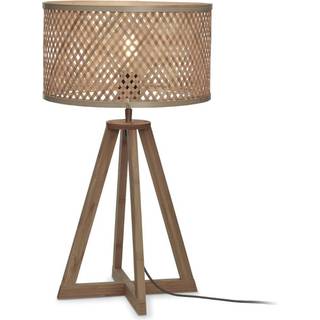 GOOD & MOJO Java bordlampe, pyramide, natur