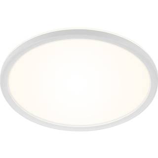 LED-badeværelsesloftlampe Slim Drip, hvid, Ø 42 cm