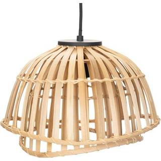 Lindby-pendel Ilajus, Ø 30 cm, bambus, E27