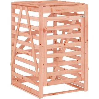 skraldespandsskjuler 84x90x128,5 cm massivt douglasgran
