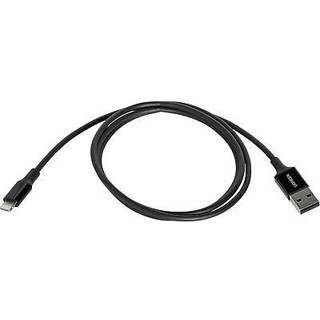Ugreen 80822 US155 kabel til mobiltelefon Sort 1 m USB A Lightning