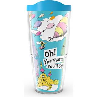 Tervis Dr. Seuss ?h de steder, du vil citere eksamen, der er lavet i USA dobbeltv?gget isoleret tumbler rejsekop holder drikkevarer koldt og hot