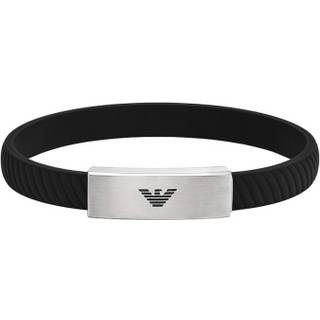 Emporio Armani Stainless Steel ID Bracelet with Polished Chain Design EGS2996040
