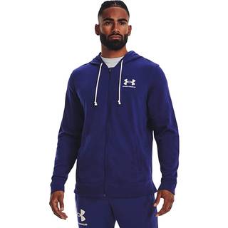 Sweatshirt med hætte Under Armour UA Rival Terry LC FZ-BLU 1370409-468 Størrelse S