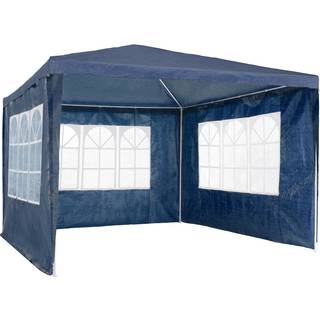 Havepavillon Baraban 3x3m med 3 sidepaneler - blå