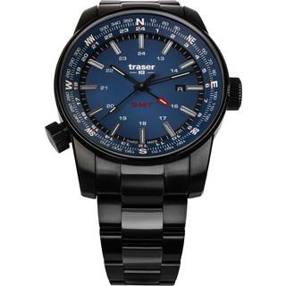 Traser H3 109524 P68 Pathfinder GMT Herrenuhr 46mm 10ATM